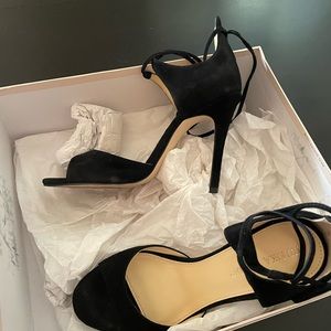 Black Ivanka Trump 6.5 high heels